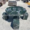 Mesa de Piedra Blanca Granito Banco de Piedra Exterior Hogar Patio Parque Comunidad Juego de Mármol Natural para Villa