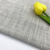 En stock, gran oferta, tela de lavado de poliéster y algodón, tela de lino y algodón teñida a rayas, tela informal para ropa de mujer, tela de lino y algodón a rayas.