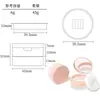 En Stock Estuche Compacto de Polvo de 20g con Tapa de Bisagra y Esponja, Material de Empaque para Maquillaje, Caja Rellenable para Polvo Suelto, Estuche Compacto de Polvo con Espejo