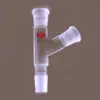 Cabeça de Destilação de Vidro Cotovelo de Destilação Cabeça de Fracionamento Tubo de Cauda a Vácuo Tubo Cotovelo Tubo Receptor Tubo de Exaustão Junta