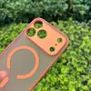 Funda de teléfono magnética con agujeros finos adecuada para Apple 18 Pro Max, Funda protectora anticaídas dos en uno con sensación de piel para iPhone 18