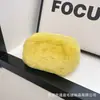 Bolsa de Lápis de Pelúcia Nova Cor Sólida para Meninas Bolsa de Mão Cor de Doce Portátil Doce Macio Cereja Bolsa de Maquiagem Bolsa de Lápis