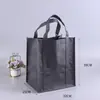 Fabricantes direto da fábrica bolsa não tecida tridimensional grossa bolsa de compras de supermercado bolsa dobrável pode ser personalizada com logotipo