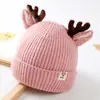 Gorro de Invierno para Bebé Lindo Súper Lindo para Hombres y Mujeres Lana de Ciervo Tejido Cálido para Bebé Invierno Engrosado para Bebé