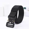 Cinturón Cobra para Hombre Cinturón Táctico Cinturón de Nylon para Exteriores con Hebilla Cinturón de Lona para Hombre de Longitud Fija