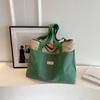 Bolso Cruzado de Lona Casual de Gran Capacidad 2026 Nuevo de Moda Simple para Estudiante Bolso de Mano con Bloques de Color Bolso de Mujer