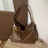 Bolso de Hombro Único Casual Retro para Mujer 2026 Nuevo Gran Capacidad PU Color Sólido para Viajar Doble Hombro Cruzado Bolso Tote