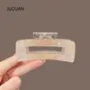 Yanyu Jiangnan Tinta Color Acrílico Pinza para el Cabello de Gama Alta Pinza para la Parte Trasera de la Cabeza de Mujer Adorno para la Cabeza Pinza de Tiburón