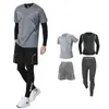 Traje de Fitness para Hombre Verano Secado Rápido Ropa Deportiva para Correr Nueva Ropa para Ciclismo al Aire Libre Entrenamiento de Bádminton Mallas