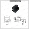 Pieza de Fijación de Barra de Bloqueo Rg001/004/008 Caja de Distribución Accesorios para Puerta de Gabinete Plástico Negro Amarillo Pa6 Guía de Barra de Bloqueo