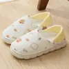 Sapatos Pós-Parto Lidani, Estilo Fino de Verão para Mulheres Grávidas em Agosto e Setembro, Calcanhar Fechado, Sola Macia, Antiderrapante, Chinelos de Algodão Maternidade Respiráveis para Mulheres