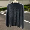 Suéter Pulóver de Forro Polar de Cachemira con Cuello Redondo, Prenda Lista para Usar para Mujer Otoño e Invierno, Camisa Base Básica de Corte Holgado en Blanco y Rosa
