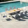 Mesas e cadeiras para pátio externo, mesas e cadeiras de chá ao ar livre, mesas de jantar comerciais de lazer para terraço externo, conjuntos de mesa e cadeira para jardim de villa