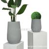 Mesa de fibra de vidro nórdica vaso ins shopping center floral casa cafeteria salão de exposições decoração suave piso decoração de planta verde
