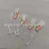 Pincel para Máscara Facial Específico para Salão de Beleza, Cabeça de Pincel com Cerdas Macias Fácil de Usar, Pincel Transparente Portátil, Pincel para Espalhar Hidratação Facial