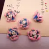 15mm Flor de Argila Polimérica Fofa e Doce Flor Pequena Pulseira de Contas DIY Joias Materiais Decorativos Artesanais para Meninas