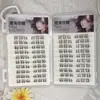 Pegamento para Pestañas Yingmeijia Sin Pegamento Menta Gran Capacidad Pestañas Postizas Segmentadas Simuladas Auto-injerto Perezoso Estilo Dulce