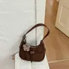 Bolso de mano de color liso para mujer para principios de otoño 2026, Bolso de hombro cruzado con patrón de lichi de moda, Bolso cruzado nuevo de verano