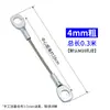 Cuerda de Seguridad de Alambre de Acero de 3-6 mm Anticaída Luminaria Cuerda de Colgar de Alambre de Acero Cuerda de Seguridad Terminal Cable de Colgar para Lámpara Industrial y Minera
