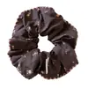 Scrunchie Floral Estilo Coreano para Mulheres, Especificamente para Penteados de Coque, Acessório de Cabelo com Elástico de Alta Qualidade