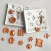 Molde de Silicone para Bolo Chave Antiga Coroa Borboleta