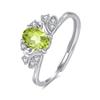 Anillo de Plata Esterlina S925 SPAR Natural para Mujer Anillo sin Color Vuela en el Ala Pequeño Libro Rojo Explosiones Accesorios de Alta Gama para Mujer