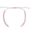 Pulsera semiacabada DIY y cordón de nudo tejido a mano con cuentas y cierre de seguridad, cordón rojo para el año del zodiaco, en stock