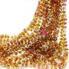 Cuentas de cristal de 10 mm para rueda con agujero pasante, accesorios de joyería hechos a mano, DIY, aretes, collar, pasador para el cabello, diadema, Navidad