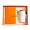 Conjunto de Caixa de Presente para Caderno Personalizado A5 Negócios Caneca Térmica de Alto Padrão Presente Papelaria de Alto Valor Bloco de Notas