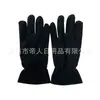 Guantes Cálidos de Polar Personalizados de Fábrica Guantes Gruesos de Terciopelo a Prueba de Frío Invernal Guantes de Cinco Dedos con Logo Bordado Personalizado