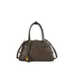 Bolso de mano vintage Maillard para el día a día, bolso de mano, bolso versátil de moda con cierre de broche, bolso de hombro con colgante, bolso de mujer de moda