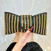 Nova Bolsa de Mão Europeia e Americana da Moda com Diamantes, Bolsa Transversal de Ombro Feminina, Pequena Bolsa Elegante, Bolsa de Jantar para Socialites