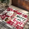 Serie de Árbol de Navidad Más Vendida de Temu Transfronteriza Felpa de Cristal Alfombrillas Decorativas de Piso para Sala de Estar, Entrada, Dormitorio, Resistentes a Manchas, En Stock al por Mayor