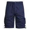 Shorts Camuflados de Verão com Múltiplos Bolsos Amazon Workwear Cinco Pontos Calças Casuais Masculinas para Exterior Comprimento Médio