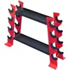 Estante para Mancuernas para Uso en Casa, Soporte de Almacenamiento para Mancuernas y Pesa Rusa, Equipo de Fitness Pequeño Multifuncional, Estante de Almacenamiento para Gimnasio