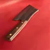 Cuchillo de acero para cortar huesos forjado a mano con peso cuchillo de siete estrellas cuchillo para cortar huesos especial comercial engrosado para puestos de carne