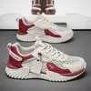 Novas Sapatilhas Dad Mesh Color-Block de Verão 2026 para Homem, Tênis Respiráveis com Sola Grossa e Zíper Lateral, Sapatos Casuais de Corrida Tendência