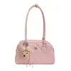 Bolsa Pequena Feminina Estilo Chanel com Padrão de Diamante 2026 Novo Estilo Yu Zi Versátil de Grande Capacidade com Alça de Ombro Bolsa de Trabalho de Alto Padrão