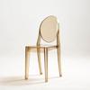 Silla de comedor nórdica ligera de plástico transparente para el hogar, moderna, sencilla, gruesa, con respaldo para cafetería, para ocio y negociación.