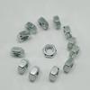 Tuerca hexagonal galvanizada de grado 4.8, tornillo de tuerca galvanizada engrosada, tornillo de cabeza hexagonal exterior de acero al carbono M810M12