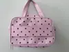 Bolsa de Cosméticos de Lunares Menta, Bolsa de Cosméticos Portátil de Mano para Mujer, Almacenamiento de Súper Gran Capacidad, Neceser de Viaje Impermeable, Linda