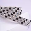 Rombos Cuadrados de Vidrio con Strass Adhesivo Decoración Transfronteriza Tiras de Strass Autoadhesivas para Manualidades Ropa Zapato Bolso Accesorios Tiras de Strass Accesorios