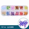 Novas Lantejoulas para Nail Art 12 Caixas Material DIY para Unhas Joias para Nail Art Borboleta Trevo de Quatro Folhas Chama Estrela de Cinco Pontas