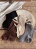 Calcetines para niños, otoño e invierno, gruesos, cálidos, hasta la mitad de la pantorrilla, para niñas pequeñas, medianas y grandes, con encaje de princesa