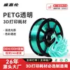 Filamento para Impresión 3D Serie Transparente PETG, No Obstruye, Color Transparente, 1.75mm, Personalizable, Suministro Directo de Fábrica