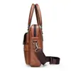 Bolsa para Hombre Bolsa para Hombre Bolso de Mano Maletín de Mano Bolso de Hombro de Negocios para Hombre Bolso Cruzado Casual
