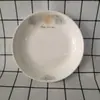 Plato de arroz de cerámica, plato de sopa doméstico, plato con estampado sencillo, plato de fideos doméstico de uso diario, plato de cerámica, juego de vajilla creativa