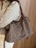 Bolsa de lona de gran capacidad para mujer, nuevo modelo de verano 2026, casual y ligera, adecuada para la escuela y el trabajo, bolsa de mano, bolso de hombro grande