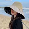 Nuevo Sombrero de Sol para Niños Verano Parte Superior Abierta Protección Solar Protección UV Playa Viaje Sombrero de Paja Sombrero de Sol