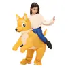 Disfraz inflable de dinosaurio personalizable traje de tiburón alienígena Halloween disfraz divertido para actuación decoración de fiesta